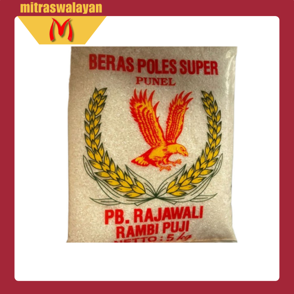 

Beras Premium Rajawali Kuning Kemasan Plastik 5 kg