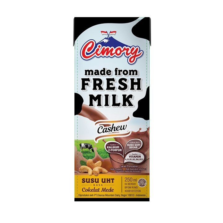 

CIMORY FRESH MILK CASHEW UHT 250 ML 8993200666867