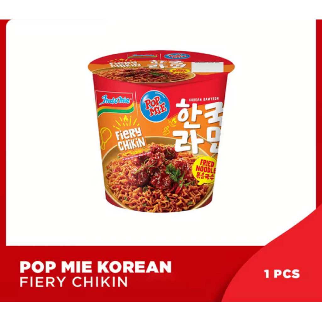 

Pop Mie Korean Fiery Chikin – Mie Goreng Ayam Pedas Korea Super Nendang!