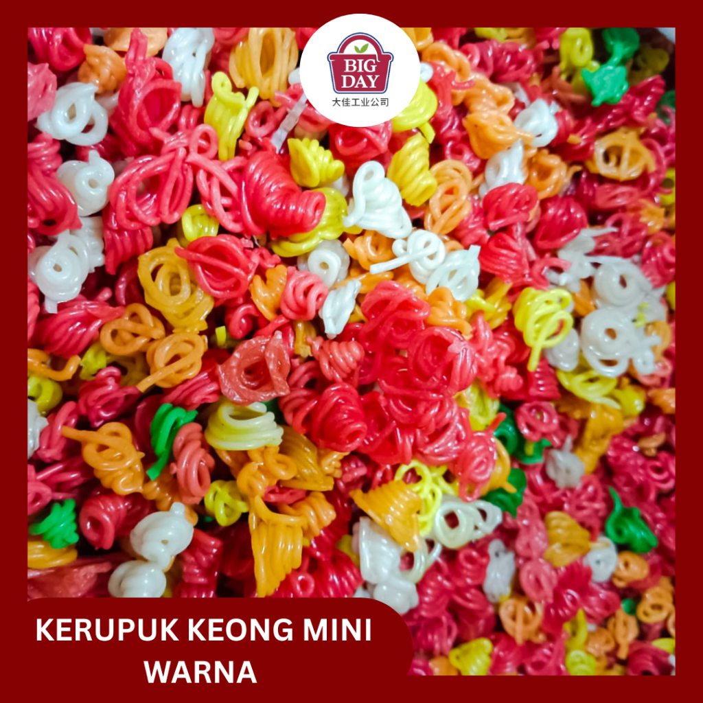 

KERUPUK KEONG MINI WARNA KEMASAN 1 KG