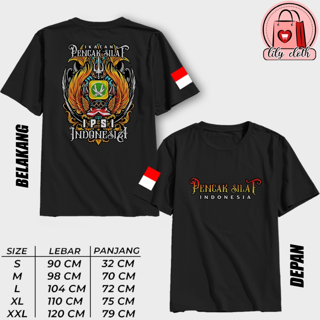 KAOS IKATAN PENCAK SILAT INDONESIA BAJU IPSI KEREN TERBARU KAOS DISTRO PREMIUM TSHIRT BISA COD