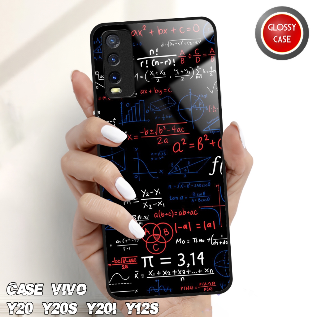 Glossy Case - Casing Hp Vivo Y20 / Y20s / Y20i / Y12s - Casing Hp Murah - Case Kilau Vivo - Kesing H