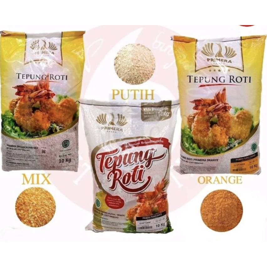 

Tepung Panko 10kg / Tepung Roti 10kg / Panir 10kg / Panko Arial 10kg / Panko Primera Mix 10kg