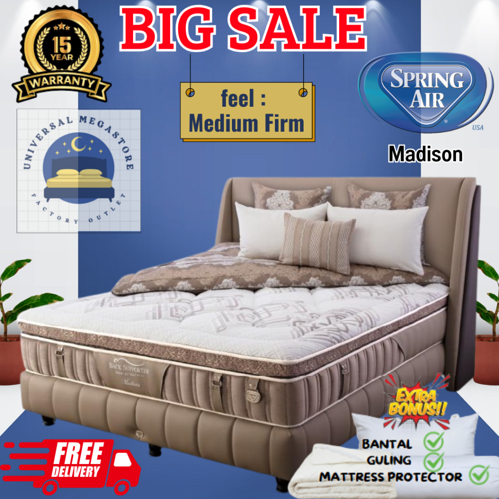 SPRING AIR Kasur Springbed NEW MADISON