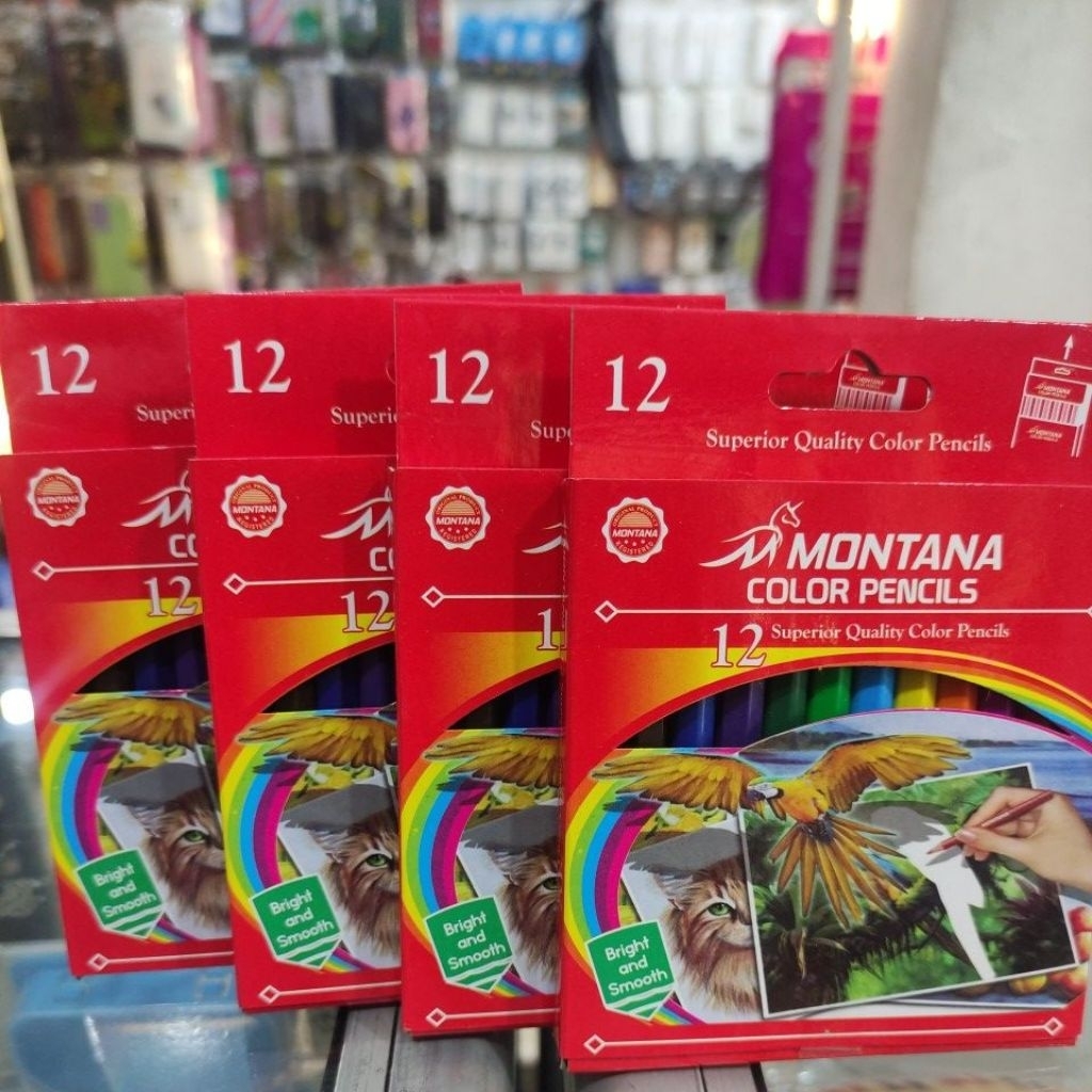 

Pensil warna Montana isi 12 warna pendek