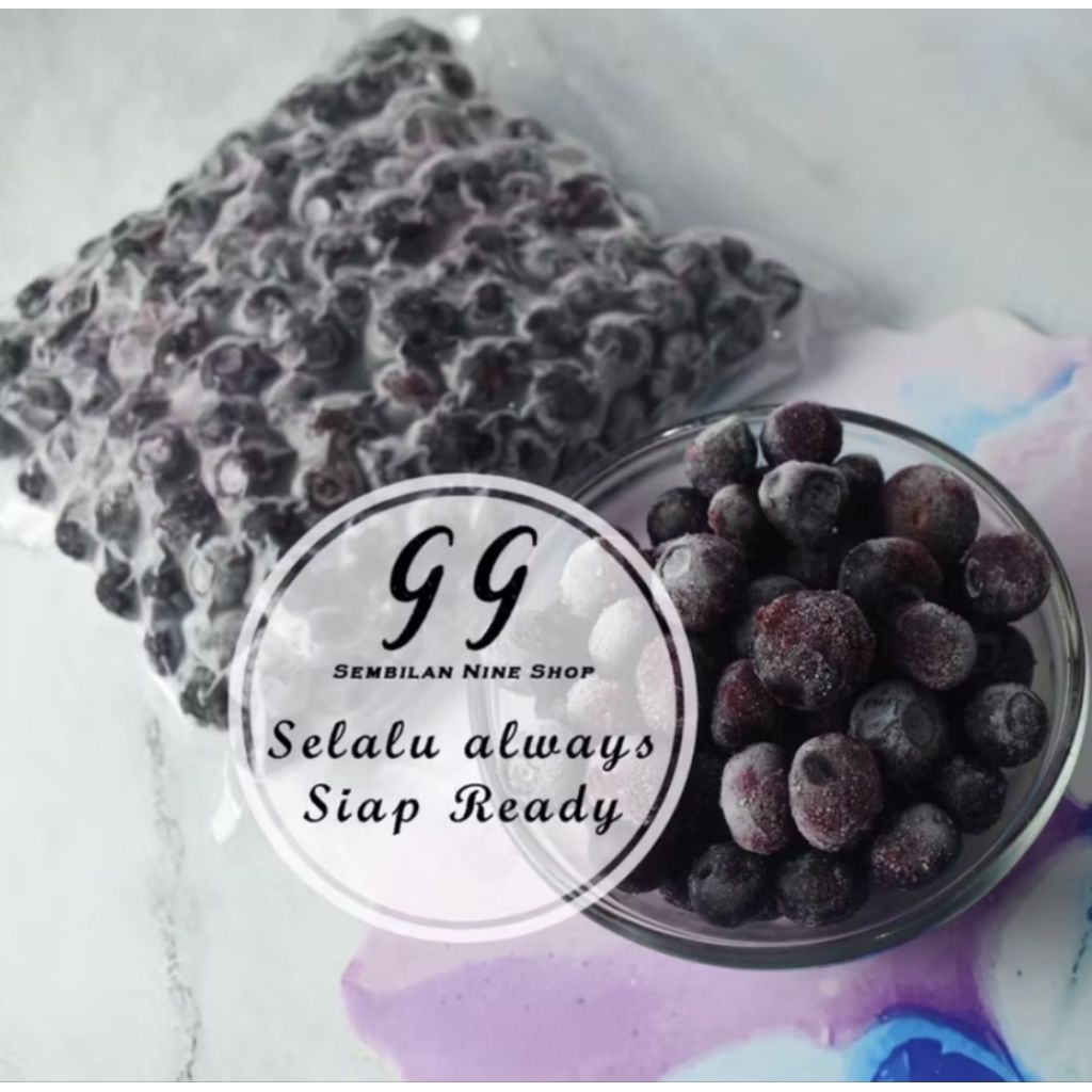 

Frozen BLUEBERRY IQF Import USA 500 Gram Frozen Fruit null
