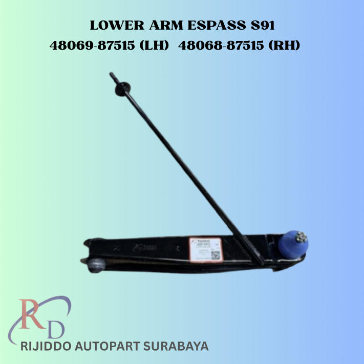 LOWER ARM ASSY ESPASS S91 "RIJIDDO"