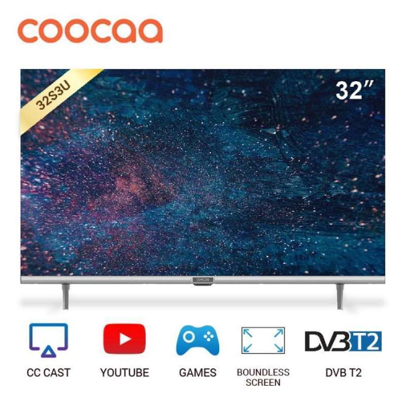 Coocaa 32S3U Smart TV ukuran 32 inchi