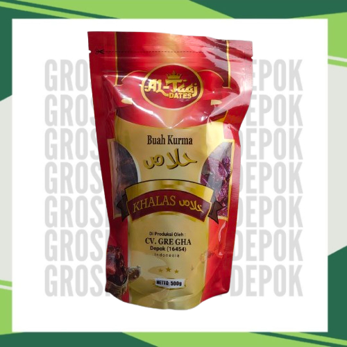 

KURMA KHALAS 500gr - KHALAS DATES PREMIUM - Al Taaj dates - golden dates