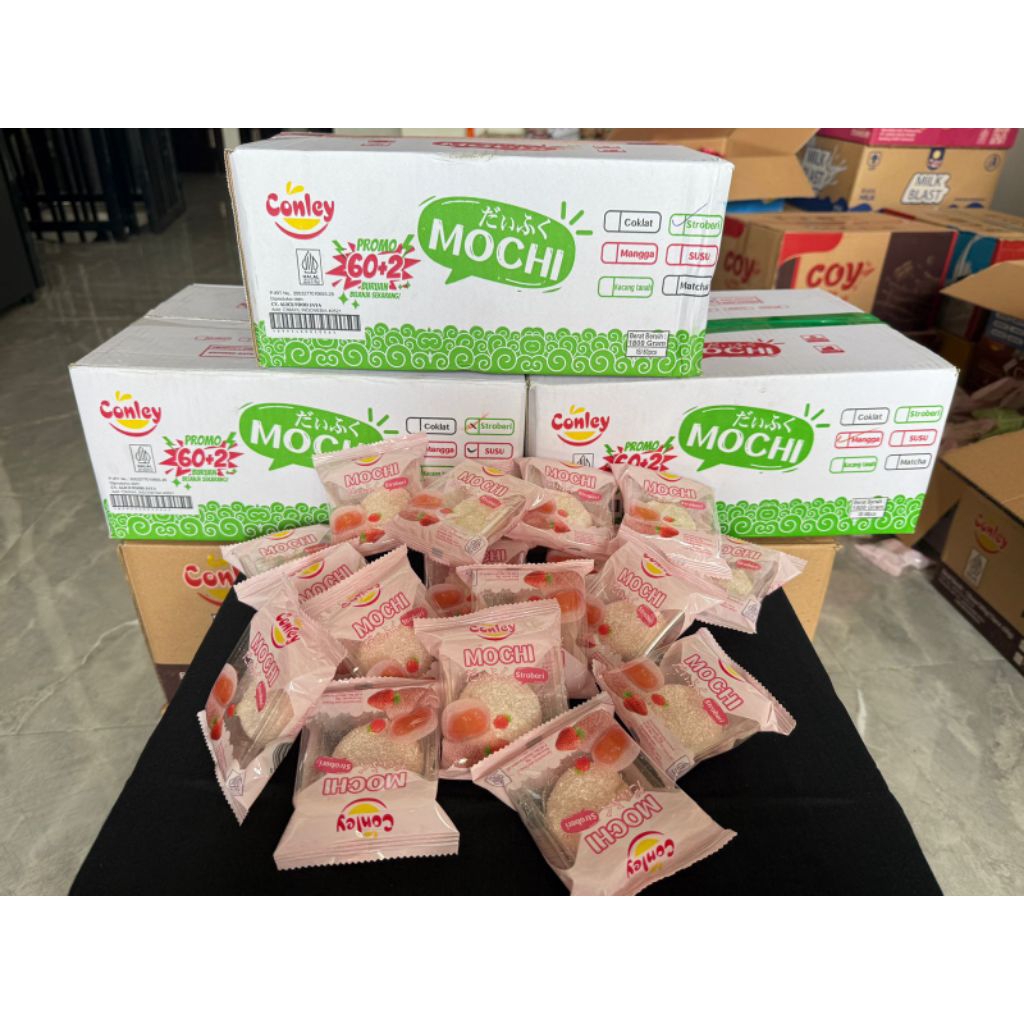 

kue mochi Conley viral aneka rasa grosir/ecer