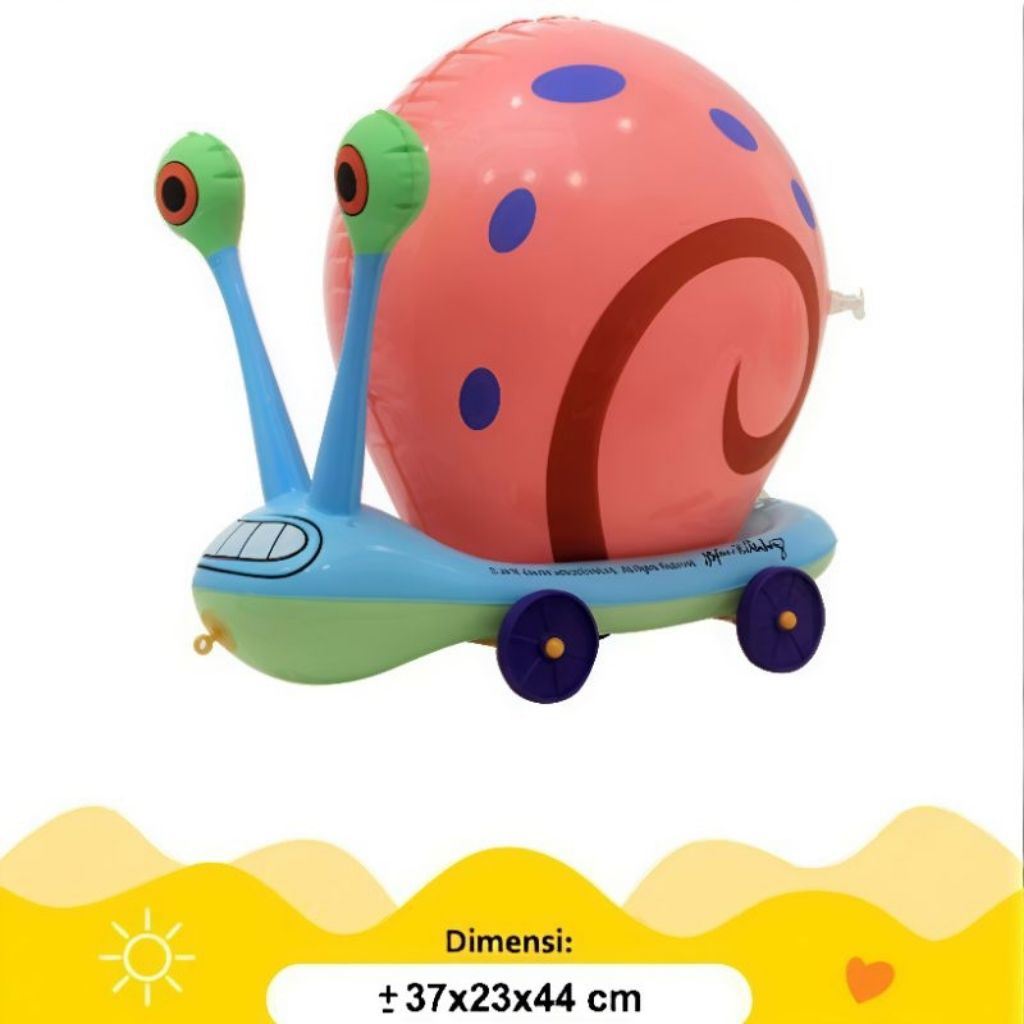 Balon Karakter Siput Balon Gerry Balon Gery Spongebob