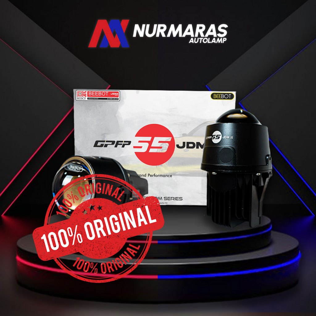 Beebot lampu mobil foglamp GP FP55 JDM | watt low 50 high 55 | 2 warna | tembus hujan dan kabut