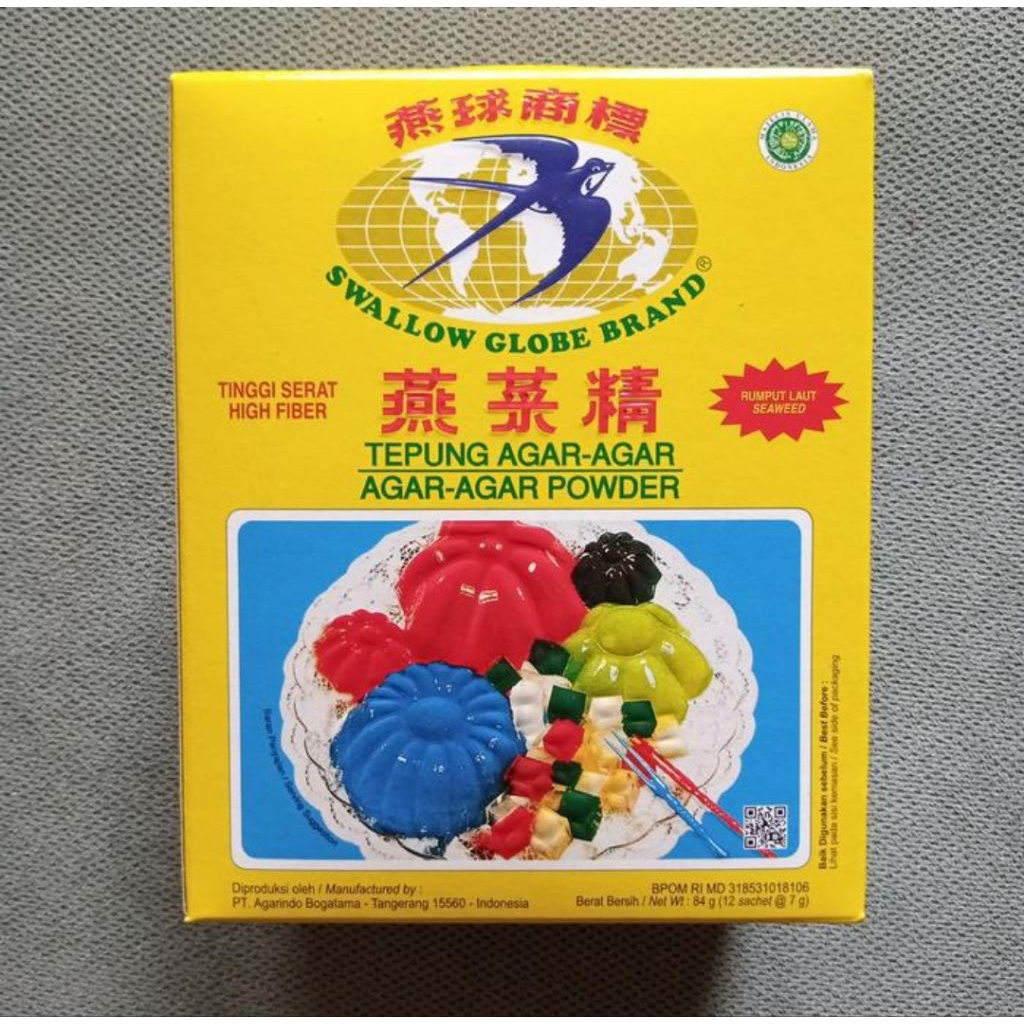 

Agar-Agar Swallow Globe