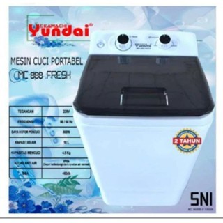 MESIN CUCI PORTABLE YUNDAI 4,5KG MC-888