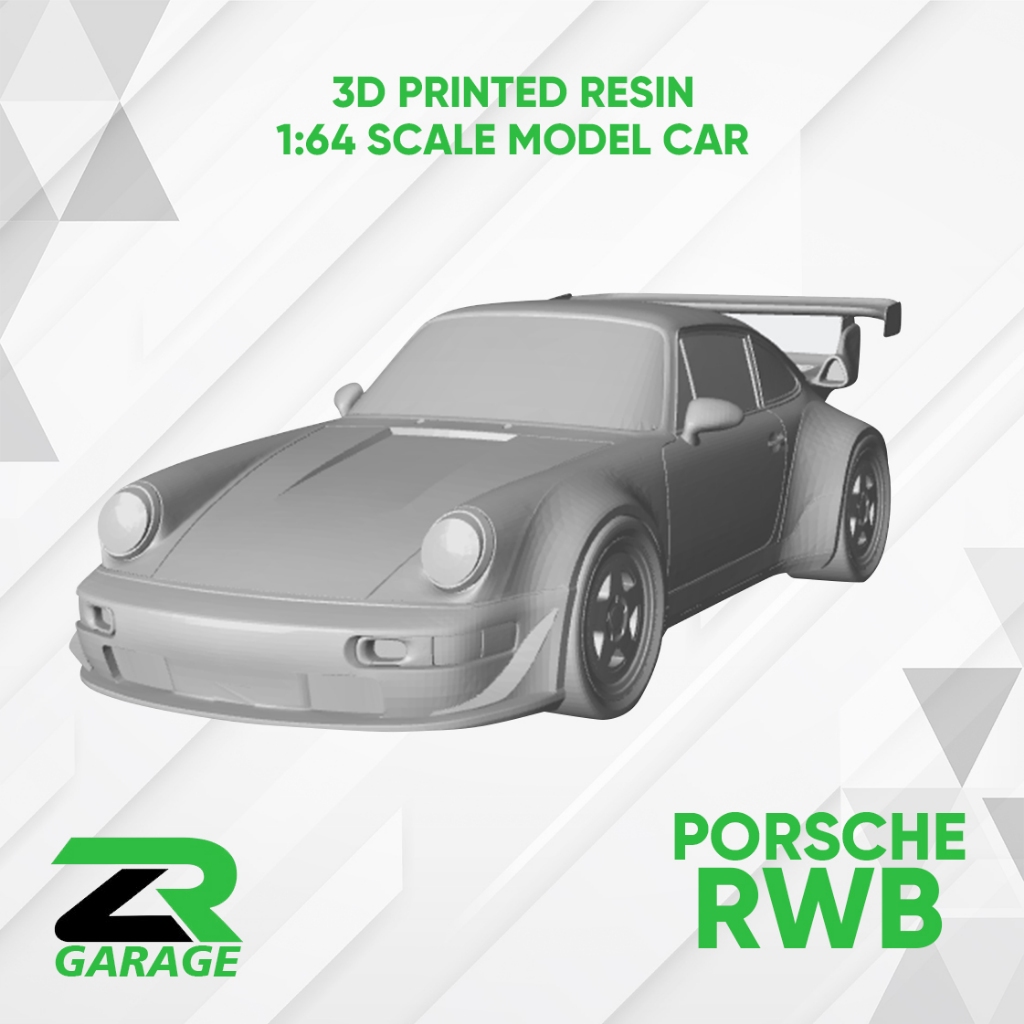 Kit Car 1/64 scale Porsche RWB / Hotwheel Porsche RWB / Kit Car Resin