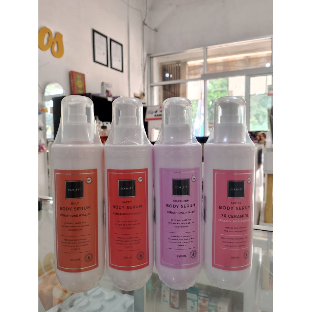 SCARLETT BODY SERUM || BODY SERUM SCARLETT WHITENING 250ML