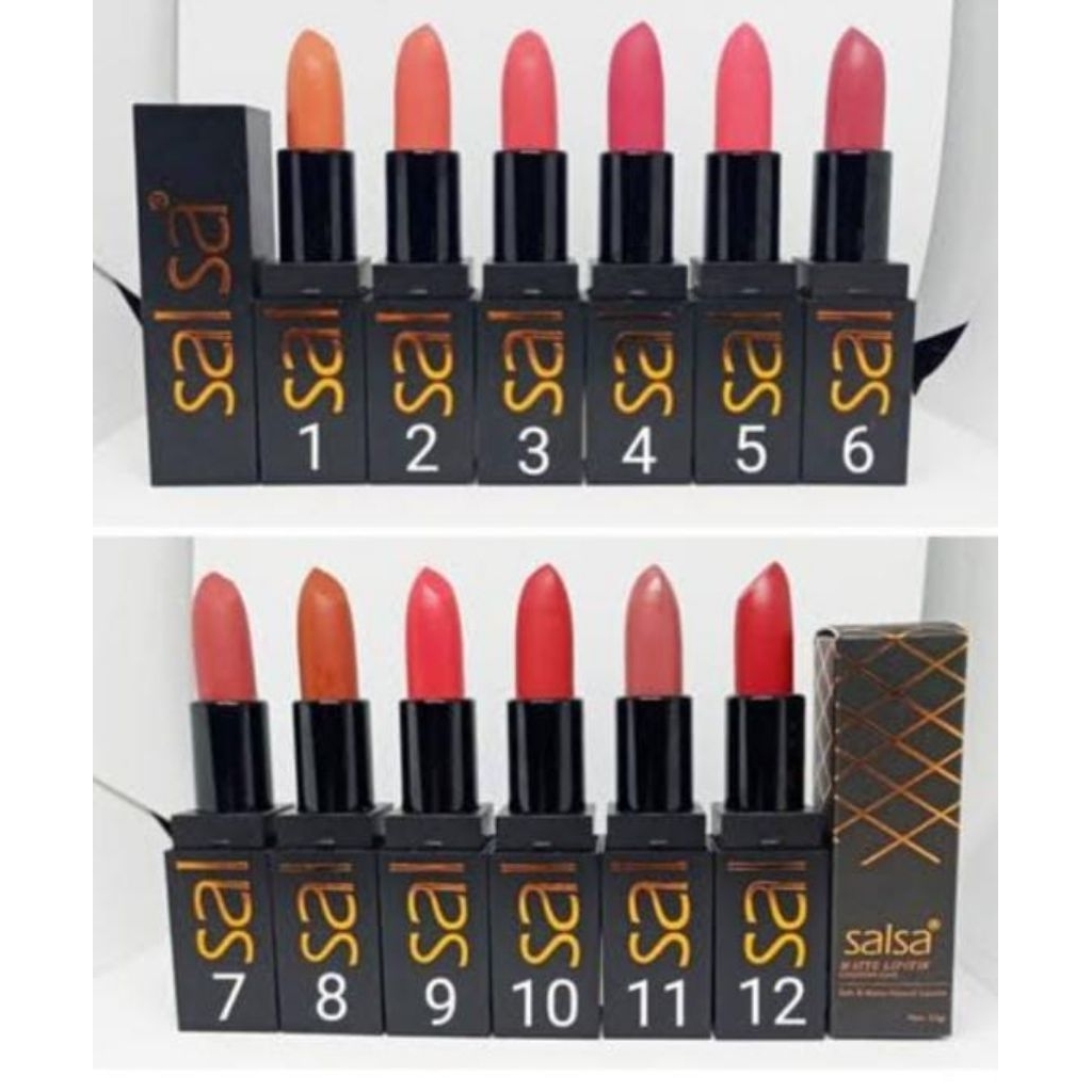 SALSA MATTE LIPSTICKS || LIPSTIK SALSA