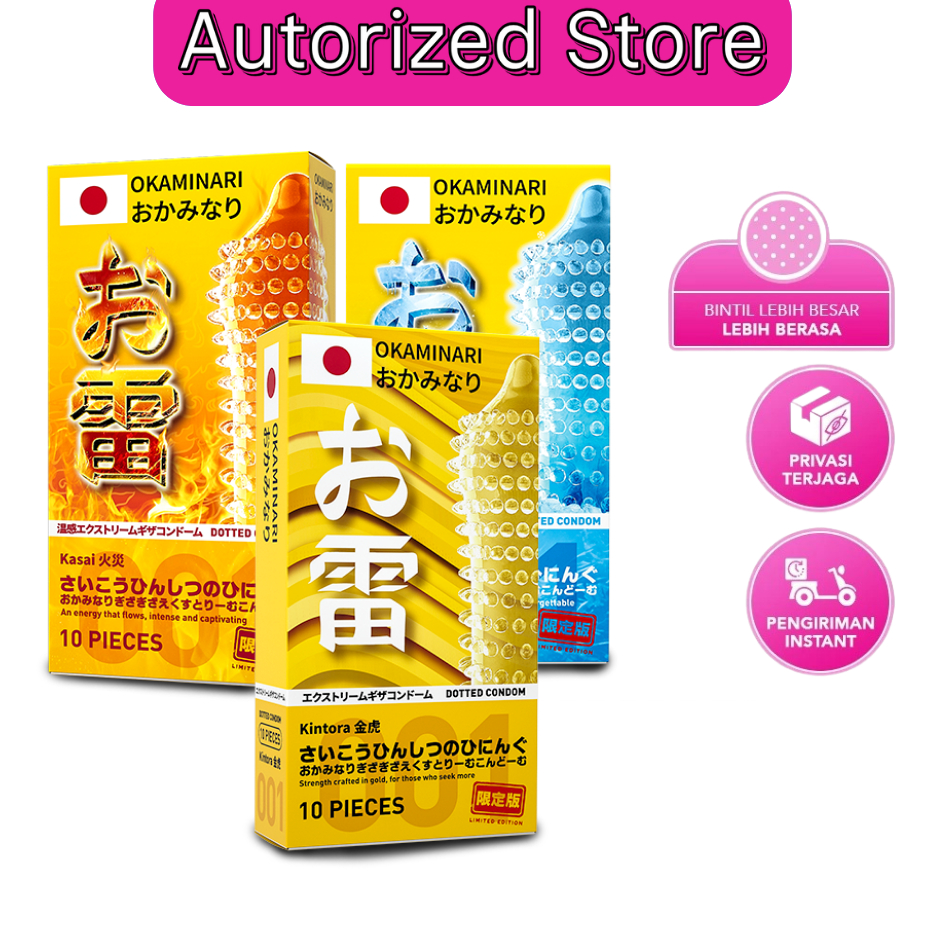 Kondom Bergerigi Tebal 001 Premium Super Tipis Varian Terlengkap - Eceran 1pcs