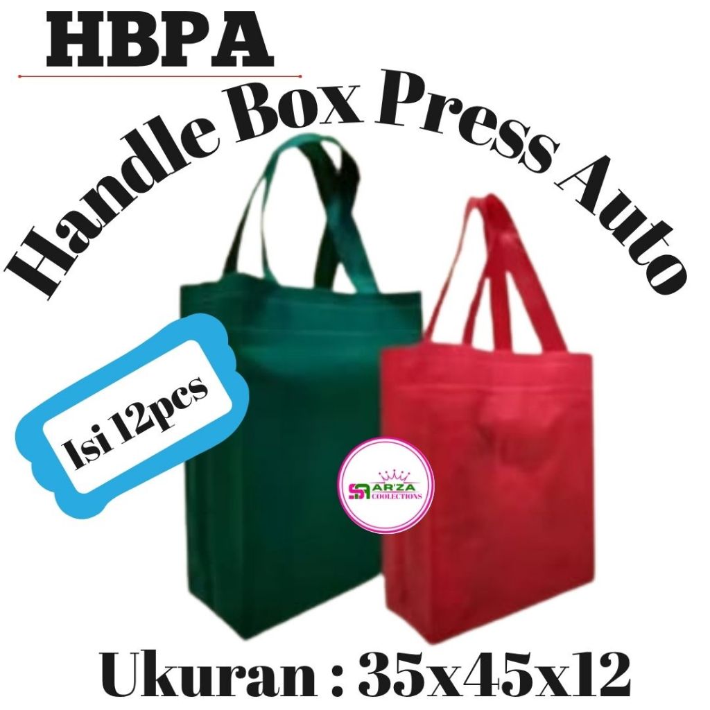 

Tas Handle Box Ukuran 35X45X12 Isi 12pcs Tas HBPA,Tas Goodiebag,Tas Sovenir,Tas Box,Tas Belanja