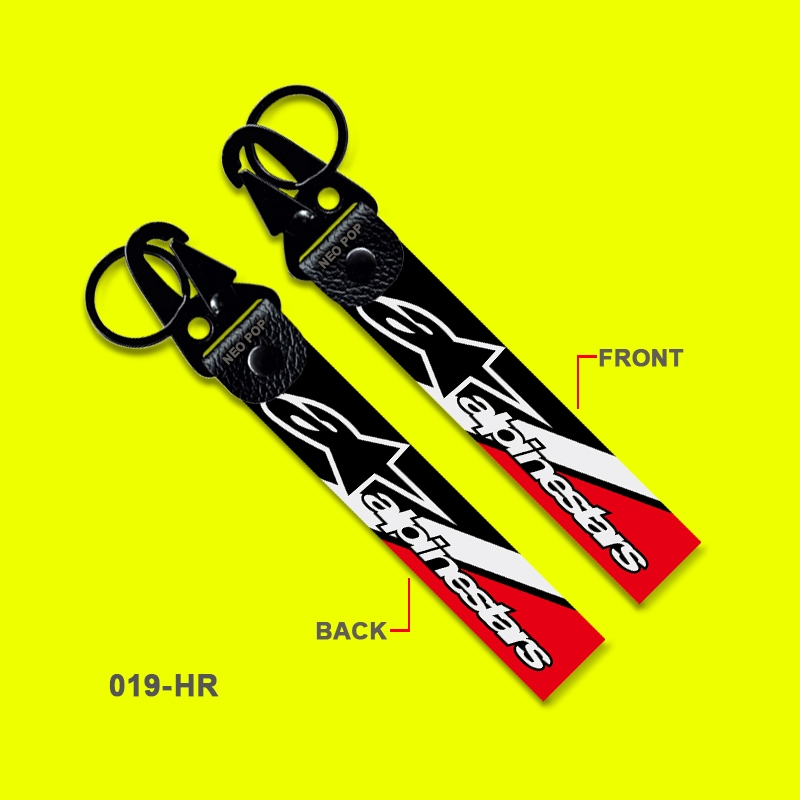 GANTUNGAN KUNCI PREMIUM ALPINESTARS KEYCHAIN SEPEDA MOTOR MOBL AKSESORIS MERCHANDISE LOGO MEREK ALPI