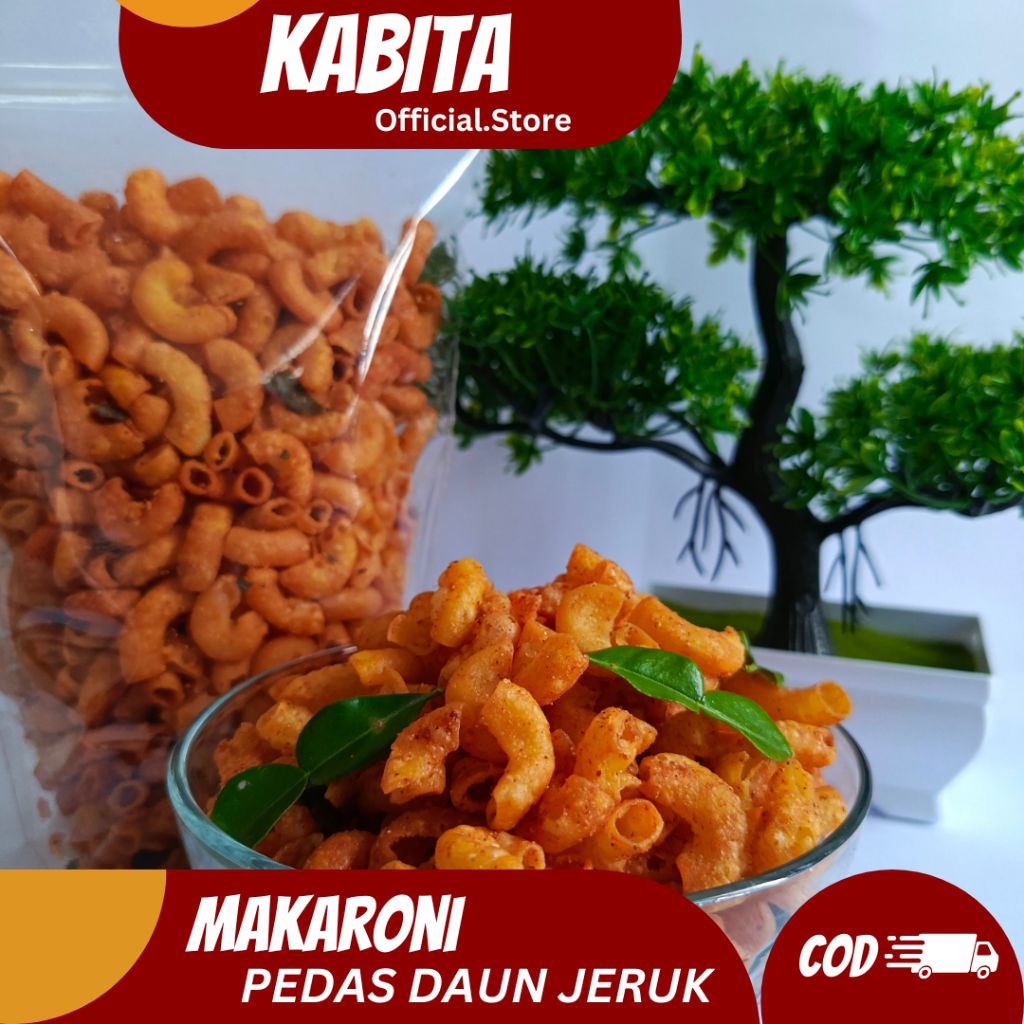 

MAKARONI KERIUK KABITA CIKRUH PEDAS DAUN JERUK ORGINAL DAUN JERUK