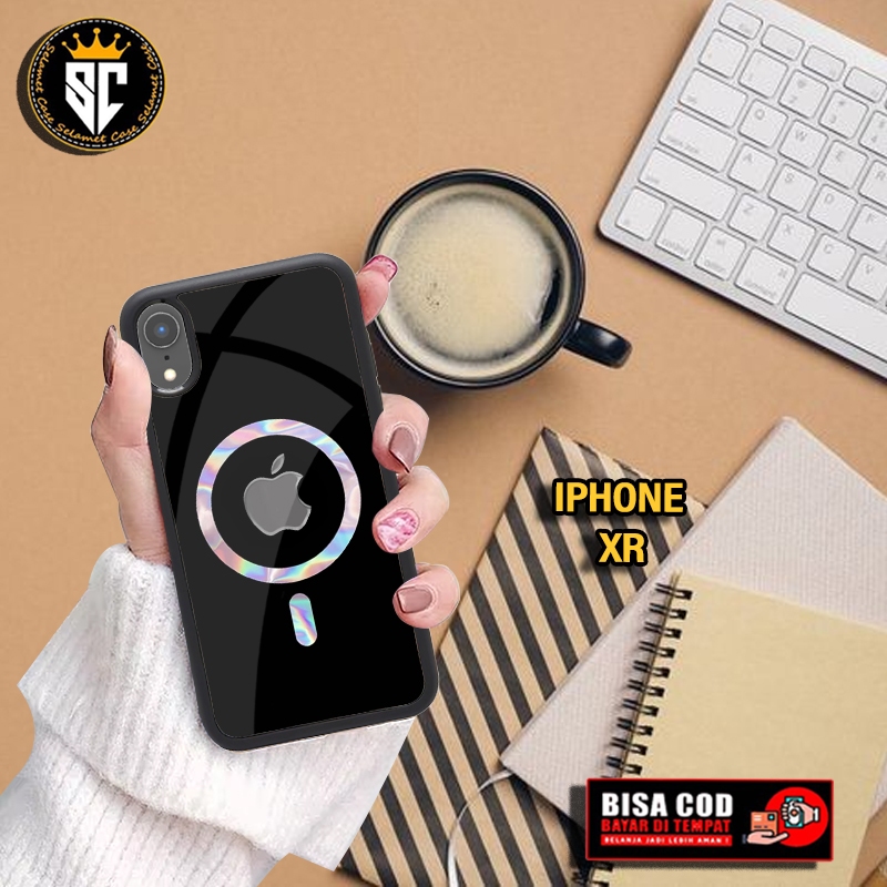 Case IPHONE XR Motif APPLE Terbaru softcase dan hardcase glossy - Custom Case - Casing - Kondom hp -