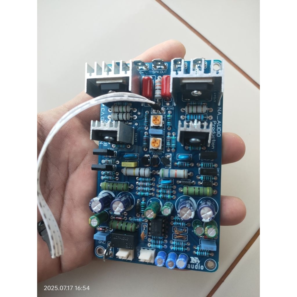 Driver Mcrd v3 karakter Flat sudah Inbal limiter pcb double layer