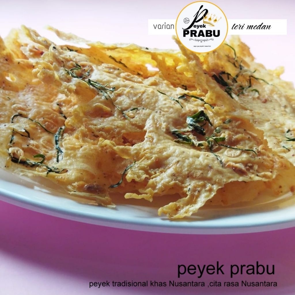 

peyek teri Medan peyek prabu kotak large 1500ml