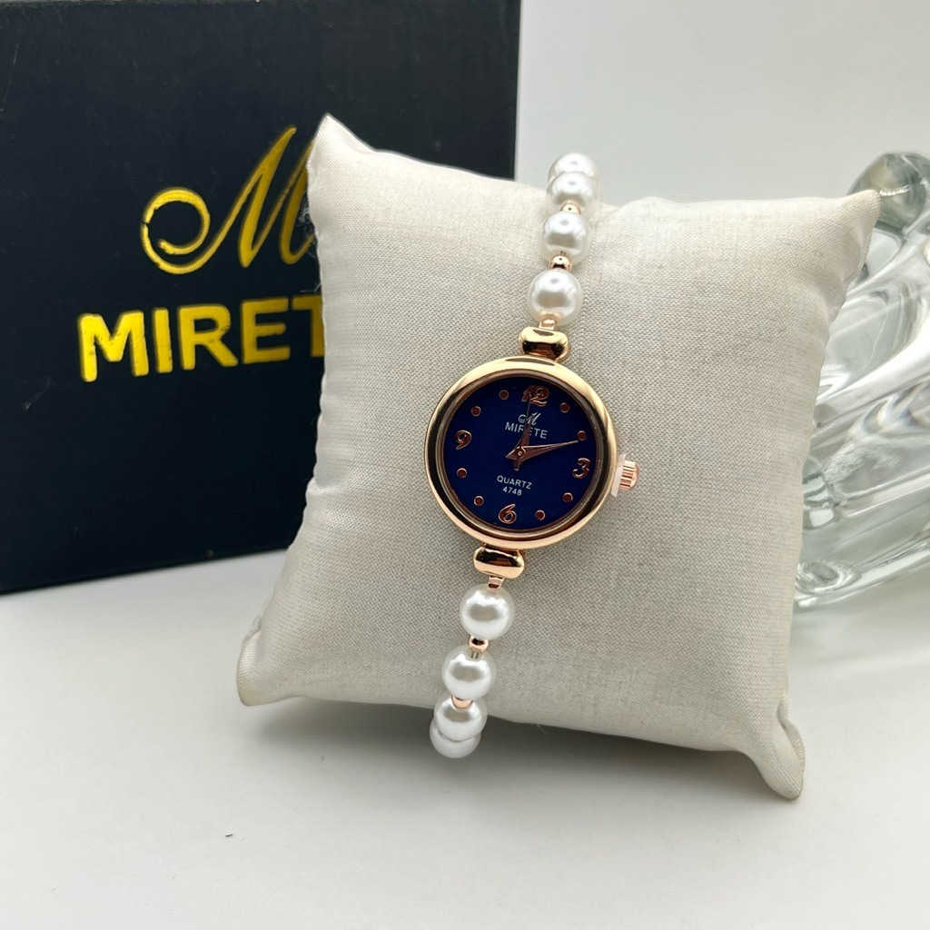 JAM TANGAN MUTIARA BULAT WANITA