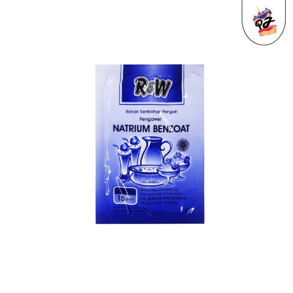 

PENGAWET RW NATRIUM BENZOAT SACHET 15 GR