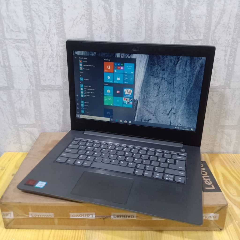 LAPTOP SECOND,Laptop Lenovo V330-14|KB, Core i7-8550U, Gen 8 th, Silver Dop
