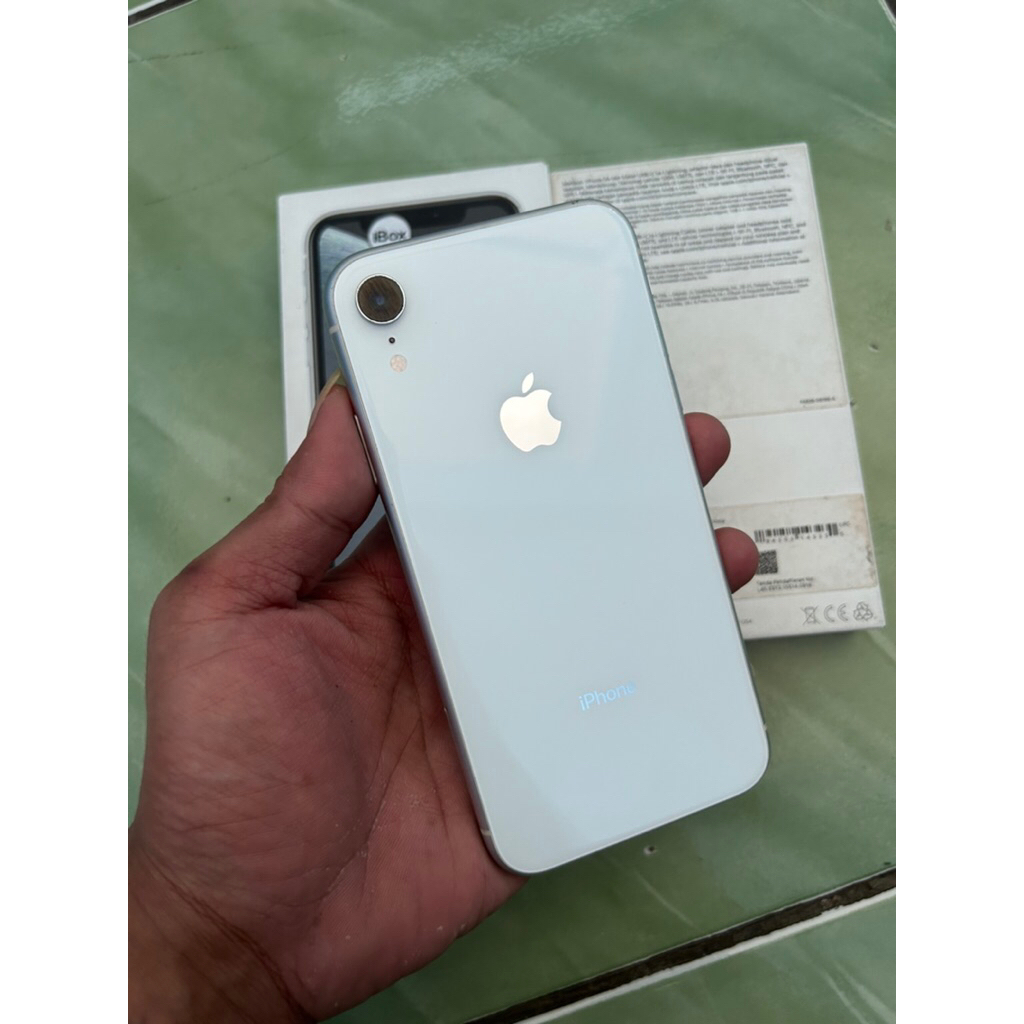 iphone xr 128gb white ibox fulset likenew