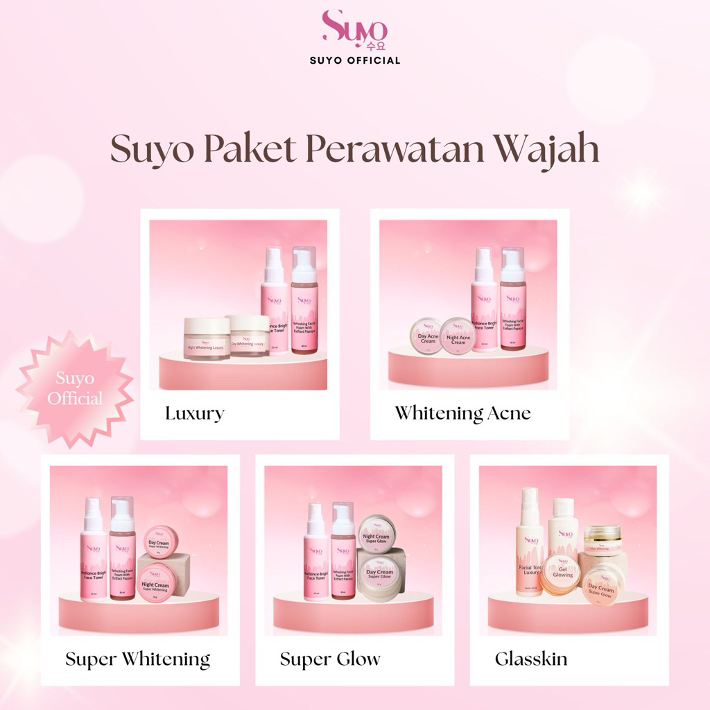 SUYO skincare set kecantikan