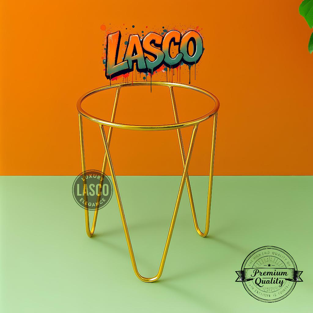 Stand Pot Besi Handmade – Penyangga Pot Bunga Modern – Rak Tanaman Estetik