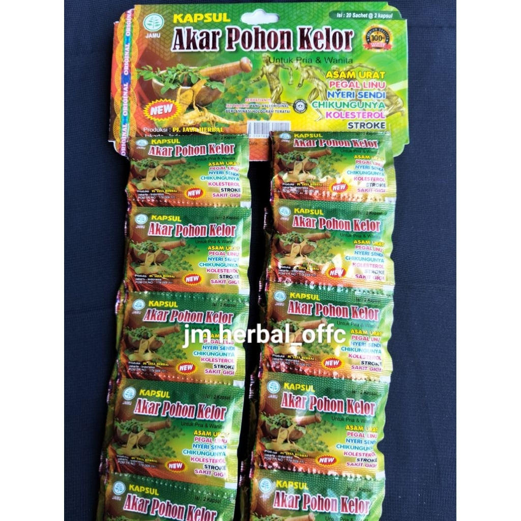 [COD] kapsul AKAR POHON KELOR asli 100%