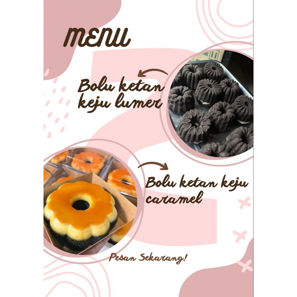 

Bolu Ketan Hitam Isi Keju Lumer/ Bolu Ketan Hitam Caramel / Bolu Viral