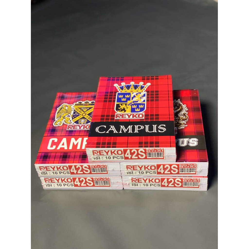 

( 1 PACK/10 BUKU ) BUKU TULIS BOXY CAMPUS/ BUKU TULIS BIGBOSS/ BUKU TULIS CAMPUS ISI 42 LEMBAR