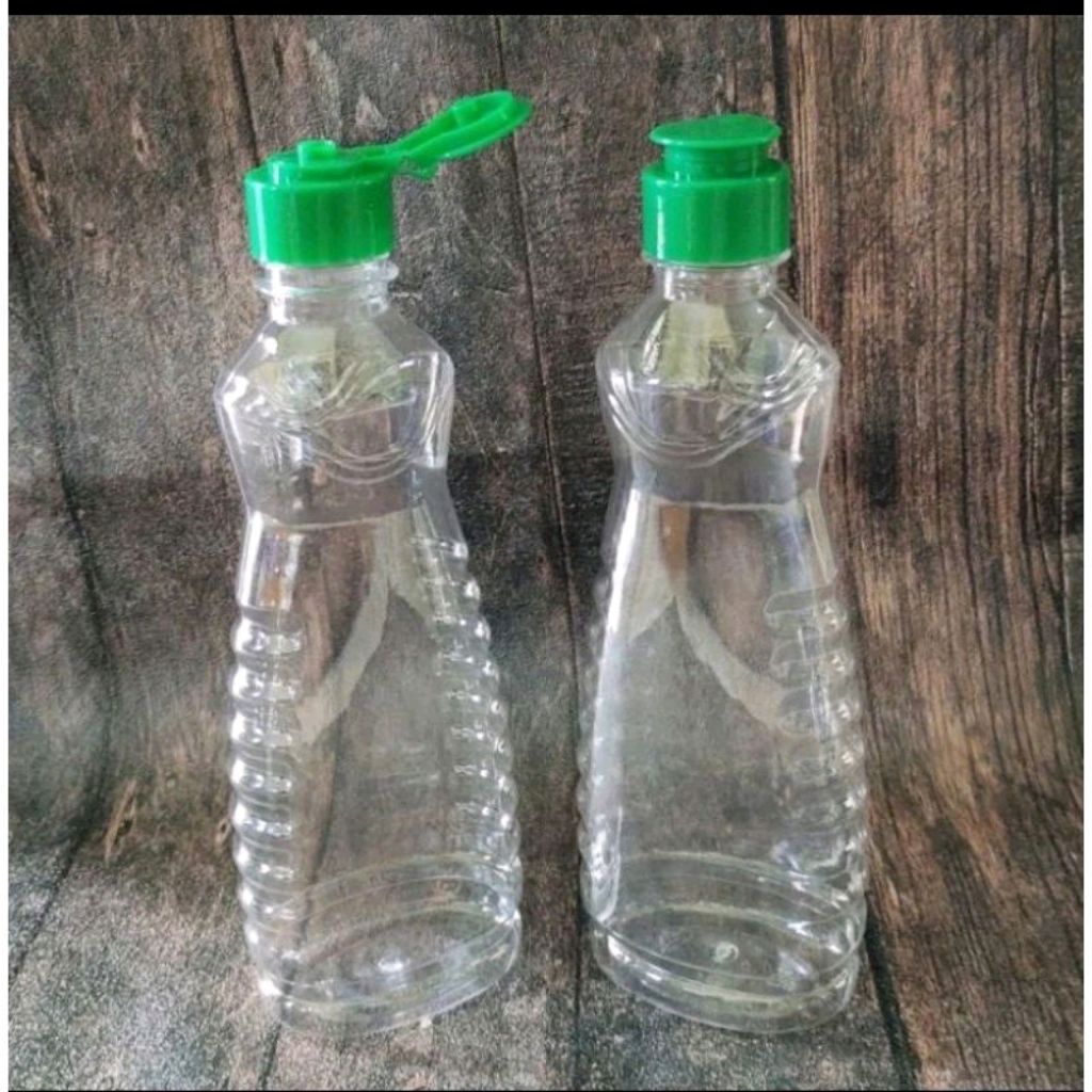 Botol plastik cupir 450ml Tutup Fliptop / Botol Cuci piring sabun sunlight 450 ML