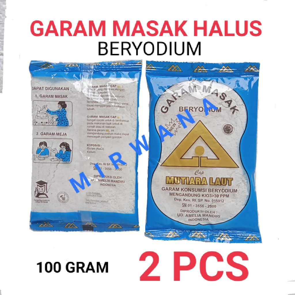 

Forcysn ( 40 Pcs ) Garam Masak Garam Dapur Beryodium (100Gm 1 Pcs)