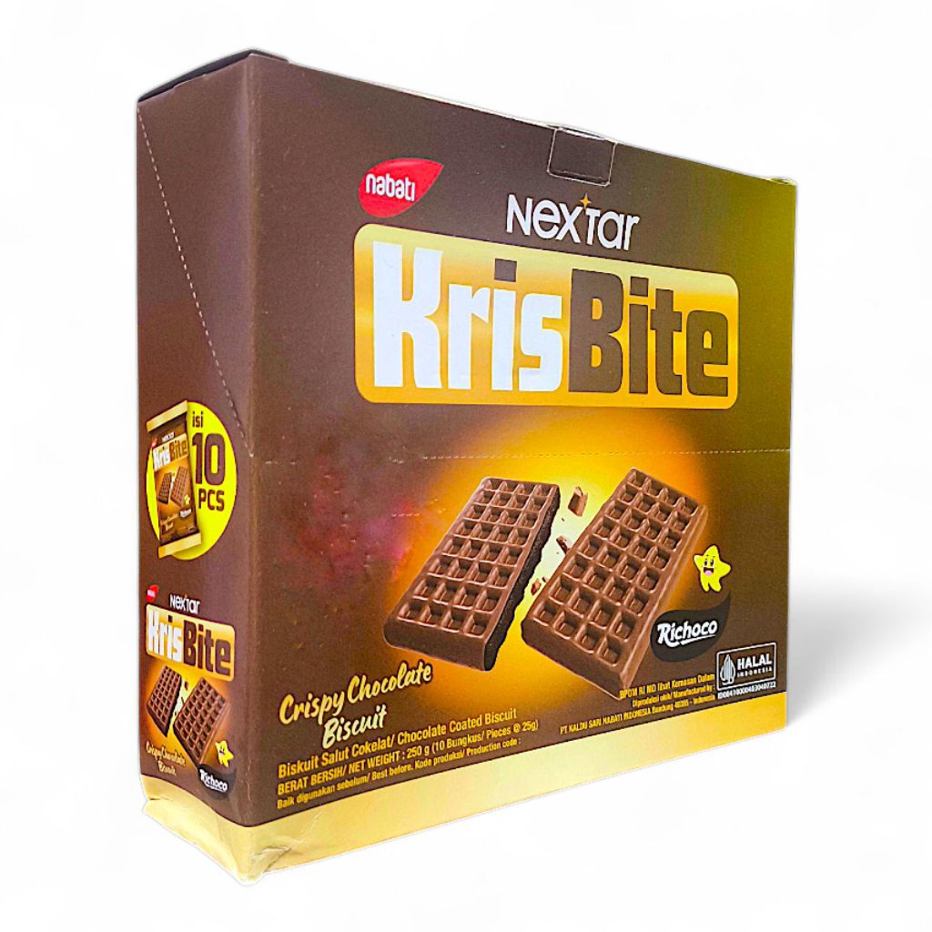 

Ini Bukan Biskuit Biasa, Ini Cinta di Setiap Gigitan! Nabati NEXTAR KRIS BITE Crispy Chocolate Biscuit Cokelat Krispi Dengan Bentuk Yang Ngga Biasa - Beli Banyak = Makin Murah!!!
