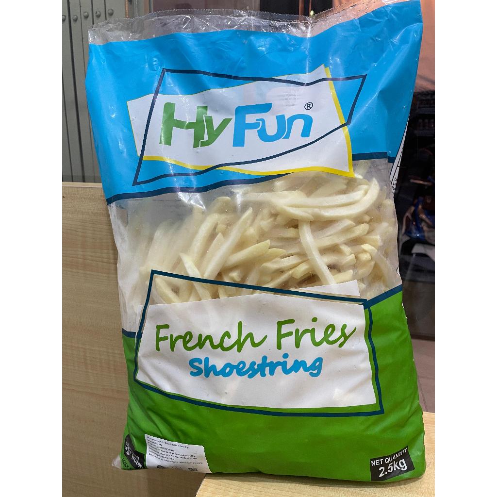 

Hyfun Frenchfries Shoestring 2,5 kg Kentang Goreng Beku