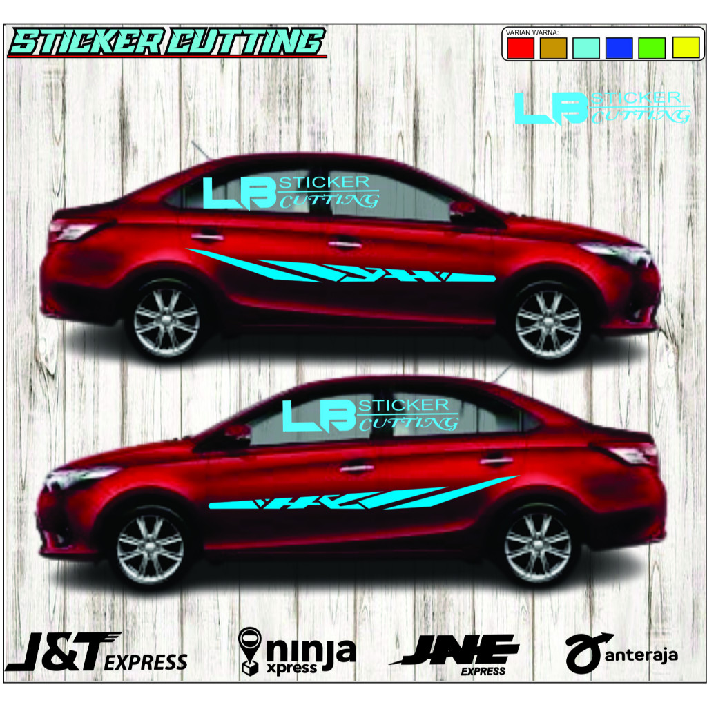 sticker cutting mobil sedan sticker cutting terbaru