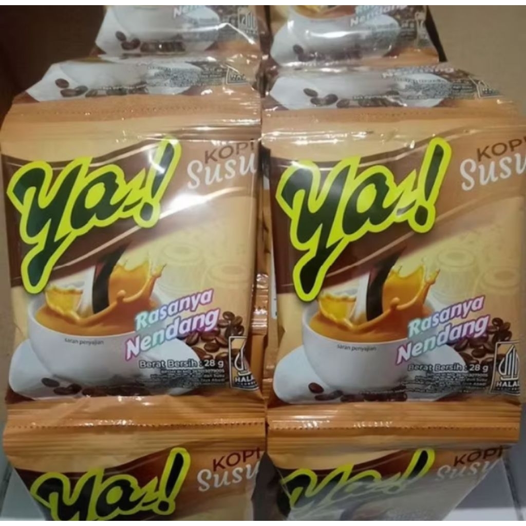 

Ya! Ya Kopi Susu Sachet 28gr Karton