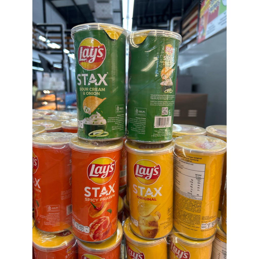 

LAY’S Stax 70gramx2pcs aneka rasa