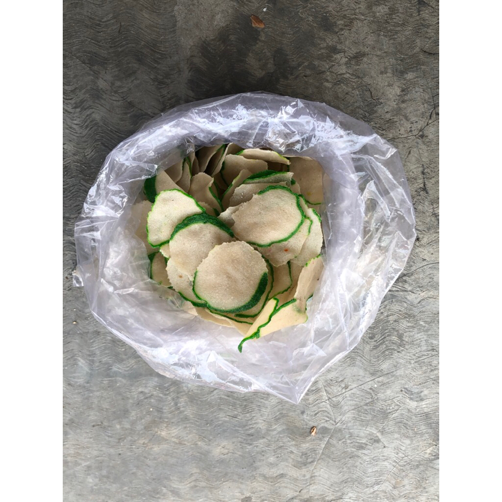 

krupuk opil mentah 1kg goreng pasir