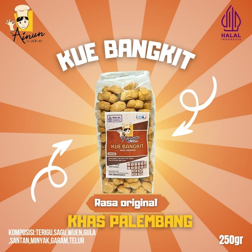 

kue bangkit ainun cake rasa original lumer di mulut oleh oleh khas palembang 250 gr / kue bangket/kue sagon/kue sagu/kue bintang/kue banta/kue nastar/kue kastangel/kue semprit/kue lidah kucing/kue putri salju/kue kacang/kue sagu keju/kue coklat palm keju