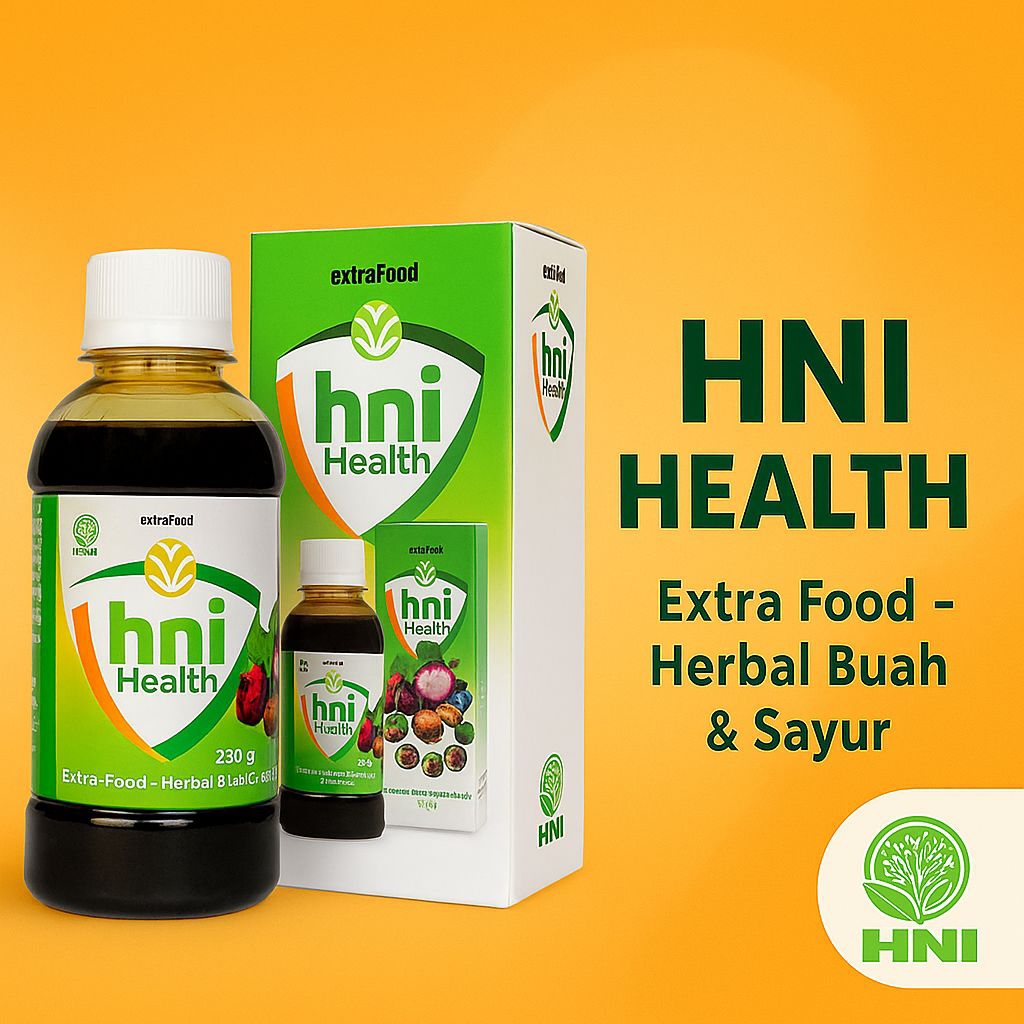 HNI Health Original Extra Food Suplemen kesehatan Penambah Nafsu Makan Anak Madu HNI