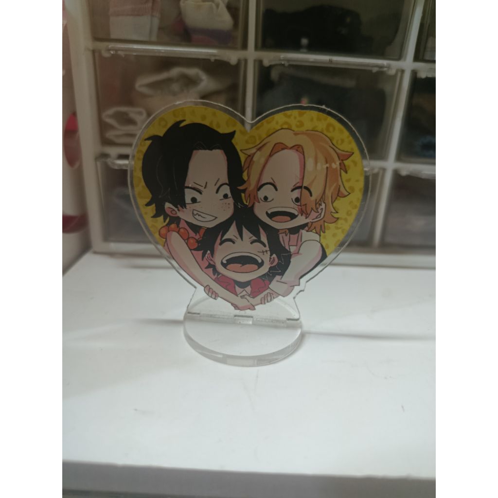 Standee acrylic / figure akrilik One Piece ASL BROTHER Ace Luffy Sabo