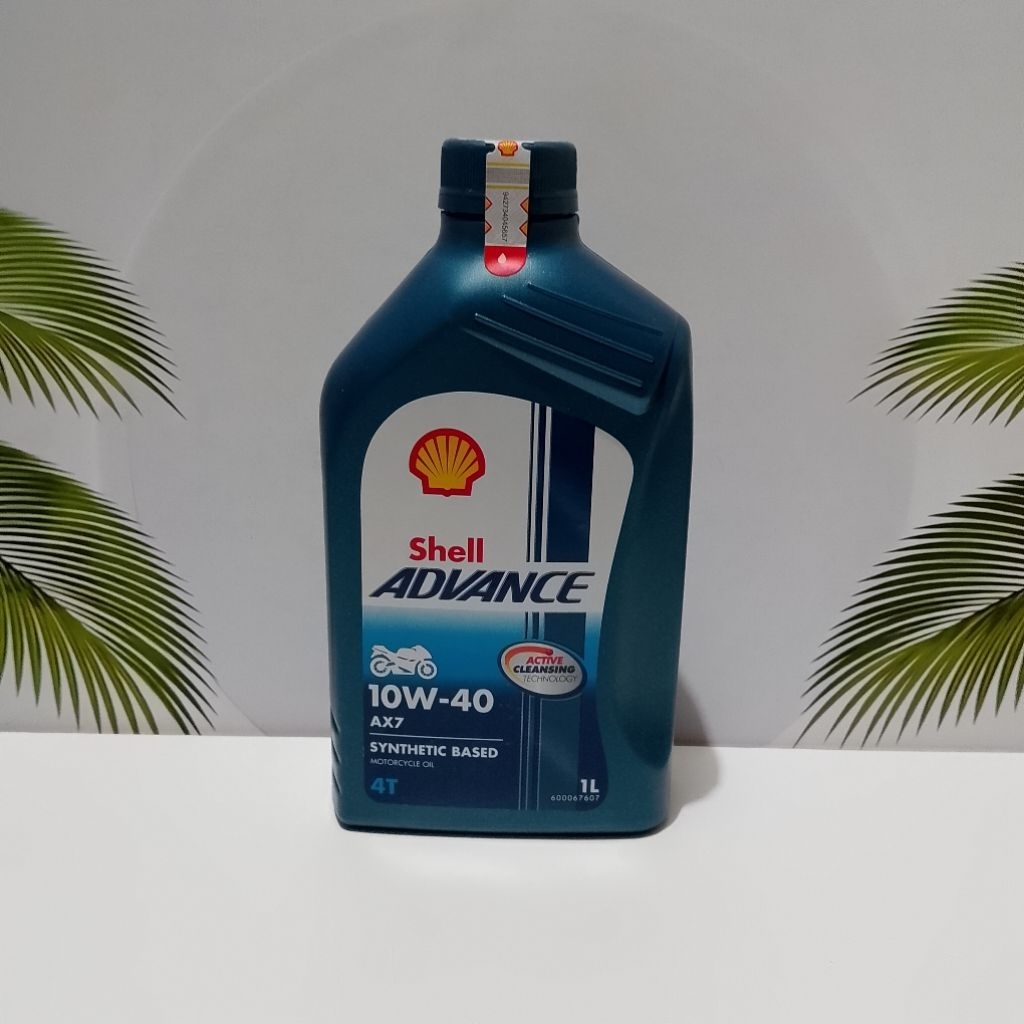OLI MESIN SHELL ADVANCE 1 LITER PELUMAS MESIN MX KING, VIXION, BISON, CBR 150, SONIC, TIGER, MEGAPRO