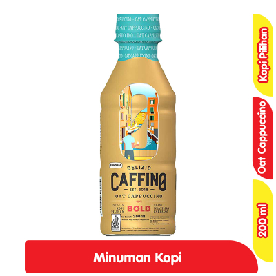 

Caffino Delizio Oat Cappuccino Minuman Kopi Botol 200 ml